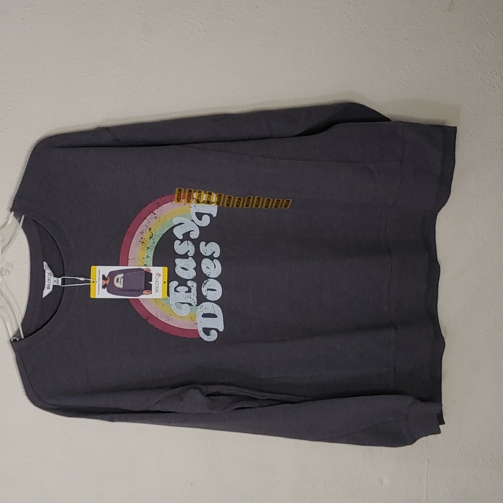 Wildfox Women's Size Medium "Easy Does it" Graphic Sweatshirt NWT